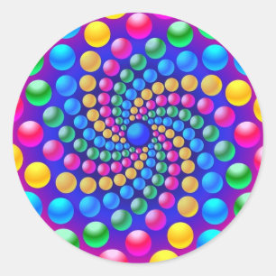 Adesivo Redondo Gumballs