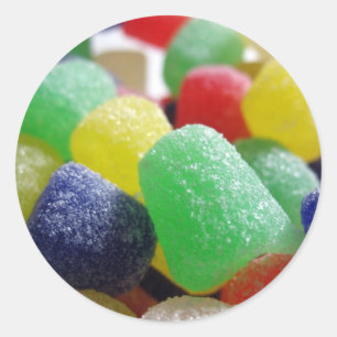 Adesivo Redondo Gumdrops abundante