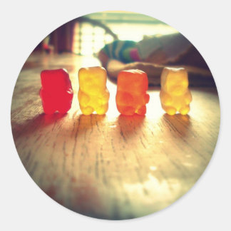 Adesivo Redondo Gummy Gummy Gummy