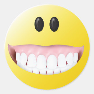 Adesivo Redondo Gums Grande Face