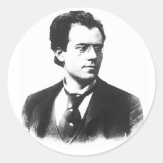 Adesivo Redondo Gustav Mahler