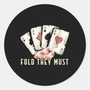 Adesivo Redondo Gutshot Wounds Gambler Casino Gambling Casino Play