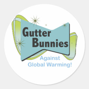 Adesivo Redondo Gutter Bunnies