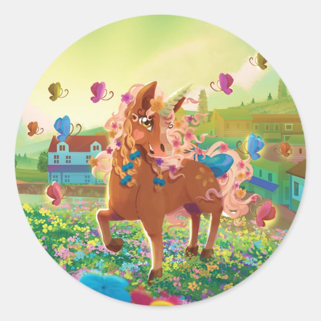 Adesivo Redondo Gwenhwyer Classker Sticker (Frente)