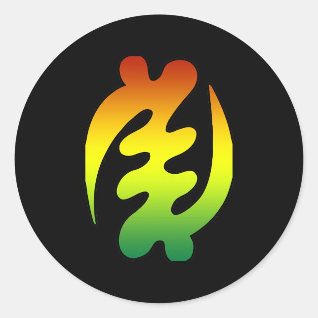 ADESIVO REDONDO GYE NYAME (Frente)