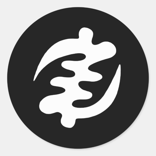 Adesivo Redondo Gye Nyame (Frente)