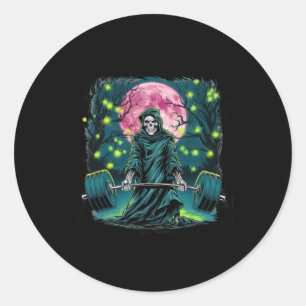 Adesivo Redondo Gym Da Placa De Tarot Do Gótico Do Malhação Do Esq