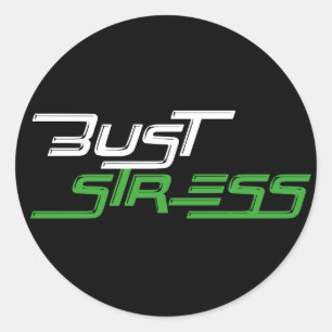 Adesivo Redondo Gym de Trabalho de Estresse de Pó