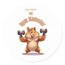 Gym Hamster - Design de Hamster de Workout Engraça