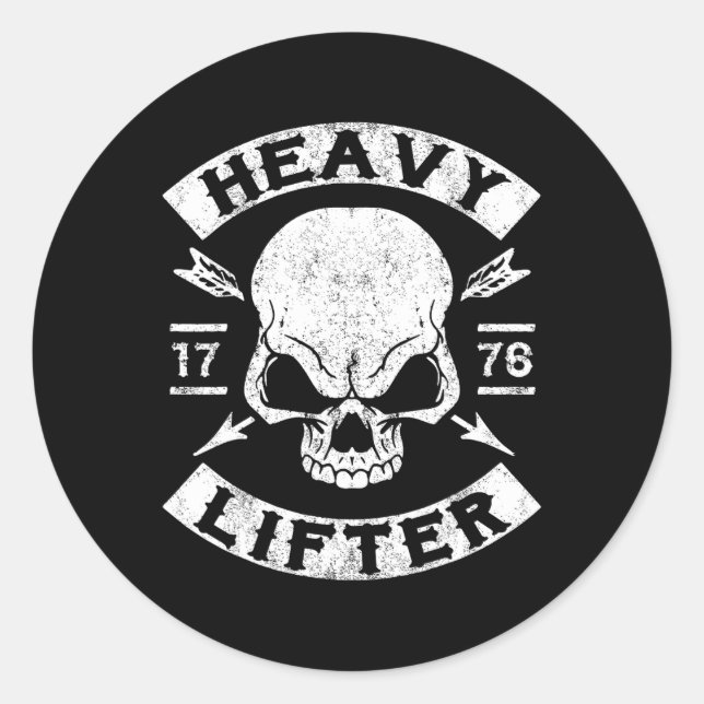 Adesivo Redondo Gym T Shirt (Frente)