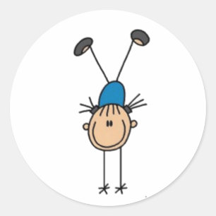 Adesivo Redondo Gymnastics Stick