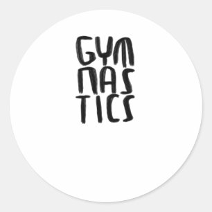 Adesivo Redondo Gymnastics Sticker