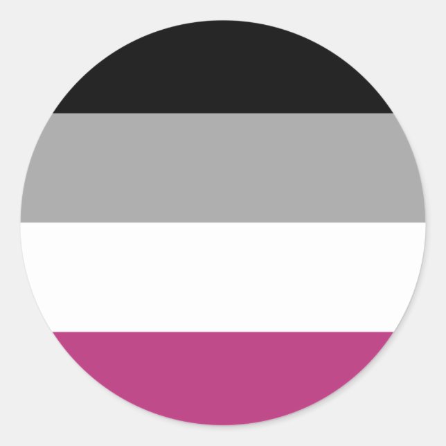 Adesivo Redondo Gynephilia Pride Flag (Frente)