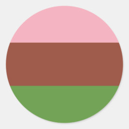 Adesivo Redondo Gynesexual Pride Flag