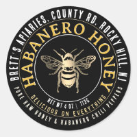 Habanero Honey Raw com Abelha Dourada
