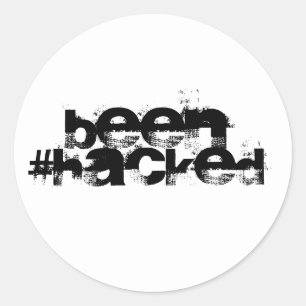 Adesivo Redondo Hackeado