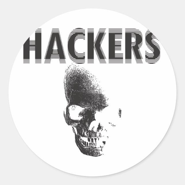 Adesivo Redondo Hackers (Frente)