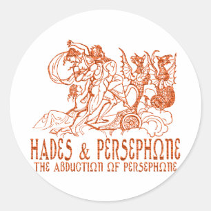 Adesivo Redondo Hades & Persephone