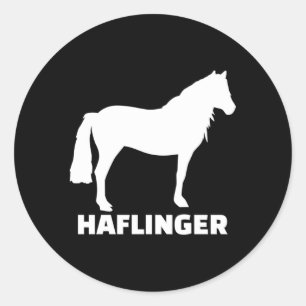 Adesivo Redondo Haflinger Horse