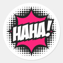 HAHA! Estilo de livro em banda desenhada