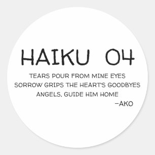 ADESIVO REDONDO HAIKU 04
