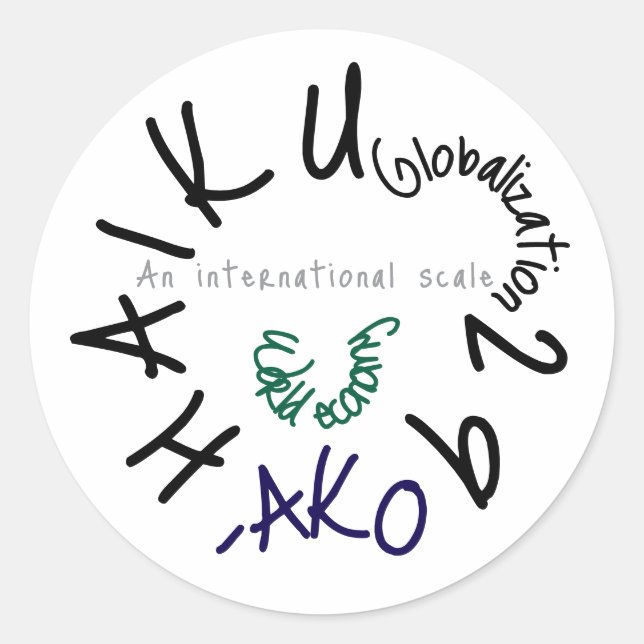 ADESIVO REDONDO HAIKU 29 (Frente)