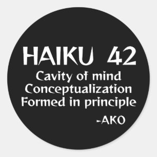 ADESIVO REDONDO HAIKU 42