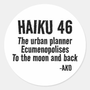 ADESIVO REDONDO HAIKU 46