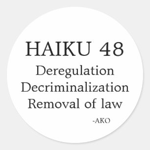 ADESIVO REDONDO HAIKU 48