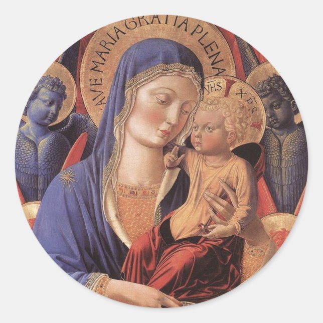 ADESIVO REDONDO HAIL MARY CHEIO DE GRAÇA (Frente)