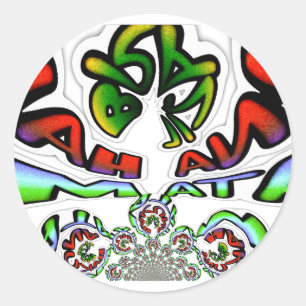 Adesivo Redondo Hakuna Matata Brasil Presente