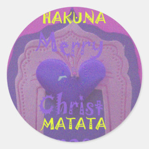 Adesivo Redondo Hakuna Matata Felry Christmas Love Design.jpg