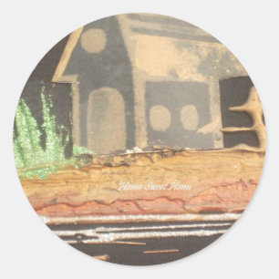 Adesivo Redondo Hakuna Matata Home Sweet Home inspiration quote.jp