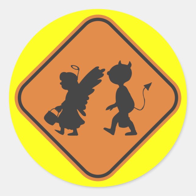 Adesivo Redondo Hallow Crossing (Frente)