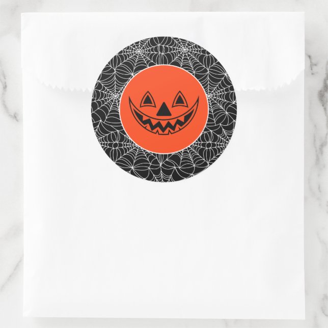 Adesivo Redondo Halloween (Bolsa)