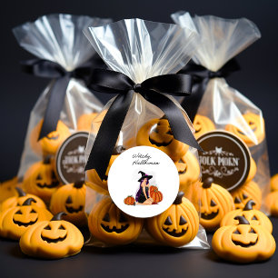 Adesivo Redondo Halloween