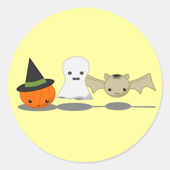 Adesivo Redondo Halloween (Frente)