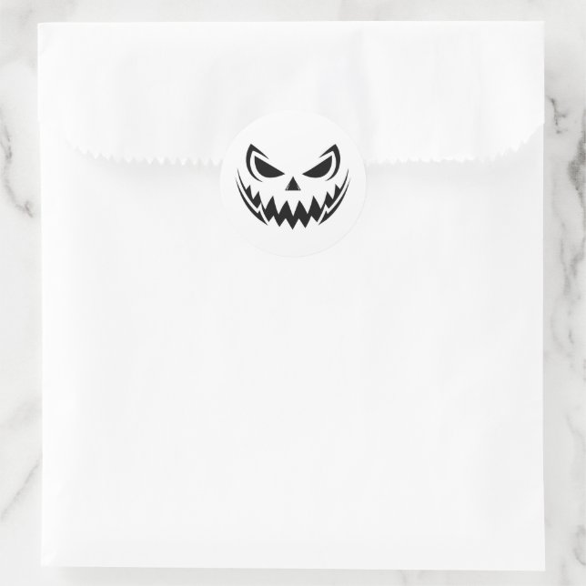 Adesivo Redondo Halloween (Bolsa)