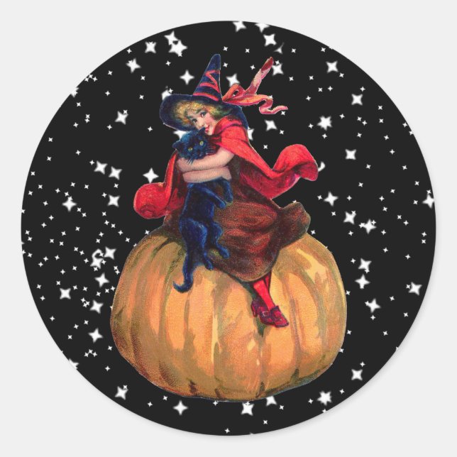 Adesivo Redondo Halloween: A Fronteira Final (Frente)