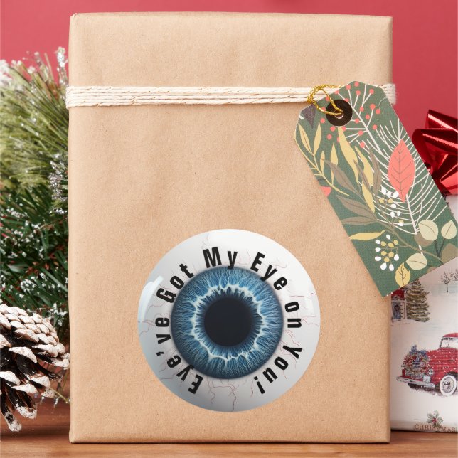 Adesivo Redondo 👁️ Halloween Assombrado (Feriado)