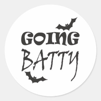 Adesivo Redondo Halloween Bat