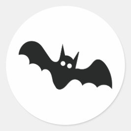 Adesivo Redondo Halloween Bat Sticker