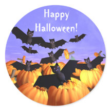Halloween Bats e Pumpkins