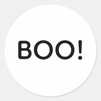 Adesivo Redondo Halloween BOO! Bag Simples De Tratamento De Presen