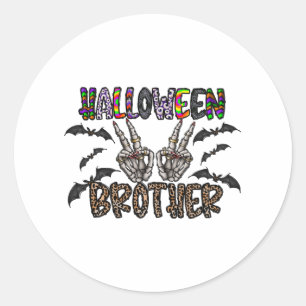 Adesivo Redondo Halloween Brother