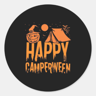 Adesivo Redondo Halloween Camper Nature