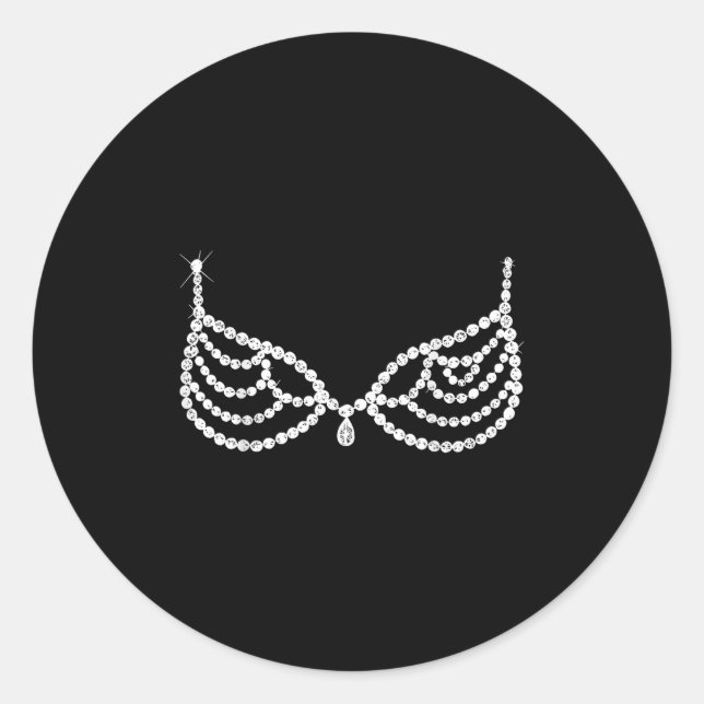 Adesivo Redondo Halloween Costume Show Girl  (Frente)