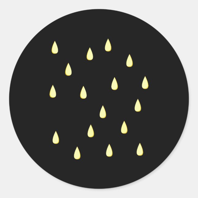 Adesivo Redondo Halloween Costume Strawberry Seed Pattern Funny La (Frente)