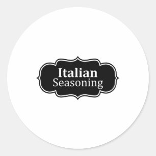 Adesivo Redondo Halloween italiano Seasoning Figurume Engraçado En