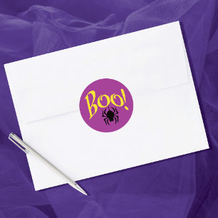 Adesivo Redondo Halloween Kids Boo